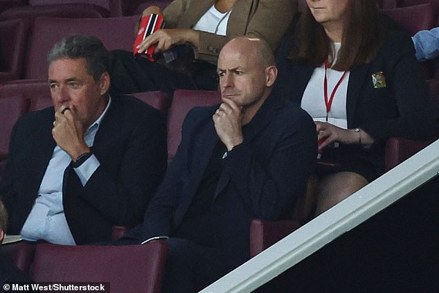 New England interim manager Lee Carsley was also in attendance at the opening ceremony