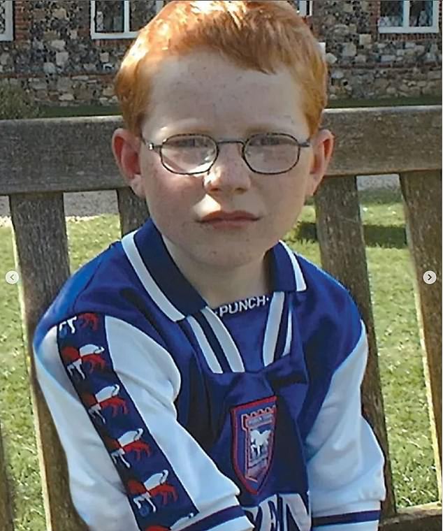 Sheeran has been an Ipswich Town supporter since he was a little boy