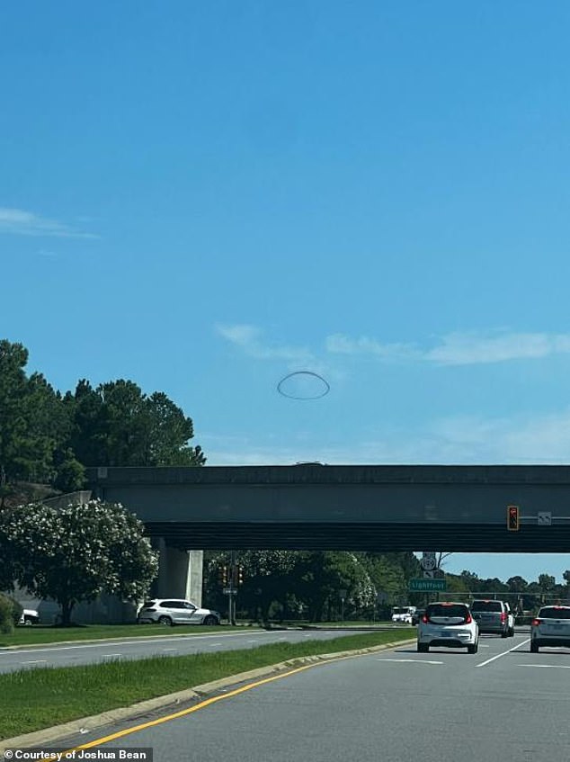 Joshua Bean spotted the ring floating above a highway in Williamsburg.