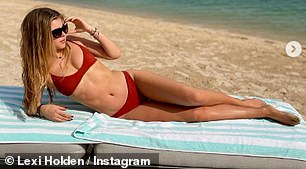 Lexi seems to like to follow in her mother's footsteps and often shares photos of her modeling work on Instagram