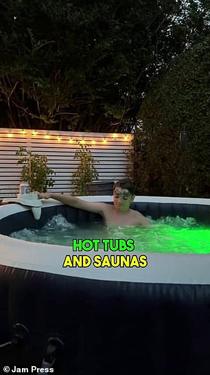 In a TikTok video, he revealed three things that he said could affect a man's fertility. These include hot tubs and saunas