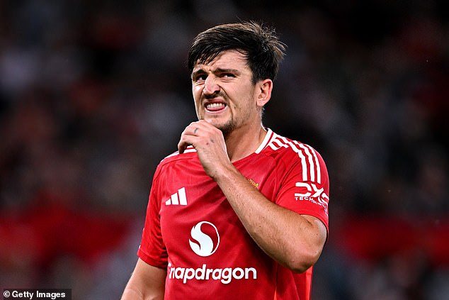 Carragher suggested Harry Maguire (pictured) could soon find himself out of the squad