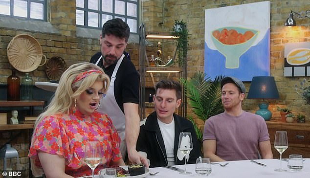 The BBC show featured Drag Race contestant Kitty Scott-Claus, former EastEnders actor Joe Swash and presenter Riyadh Khalaf as assistants to regular judges John Torode and Gregg Wallace