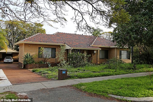 Mrs Cameron, a cancer nurse, called emergency services to the home (pictured) in St James, Perth, to help her son