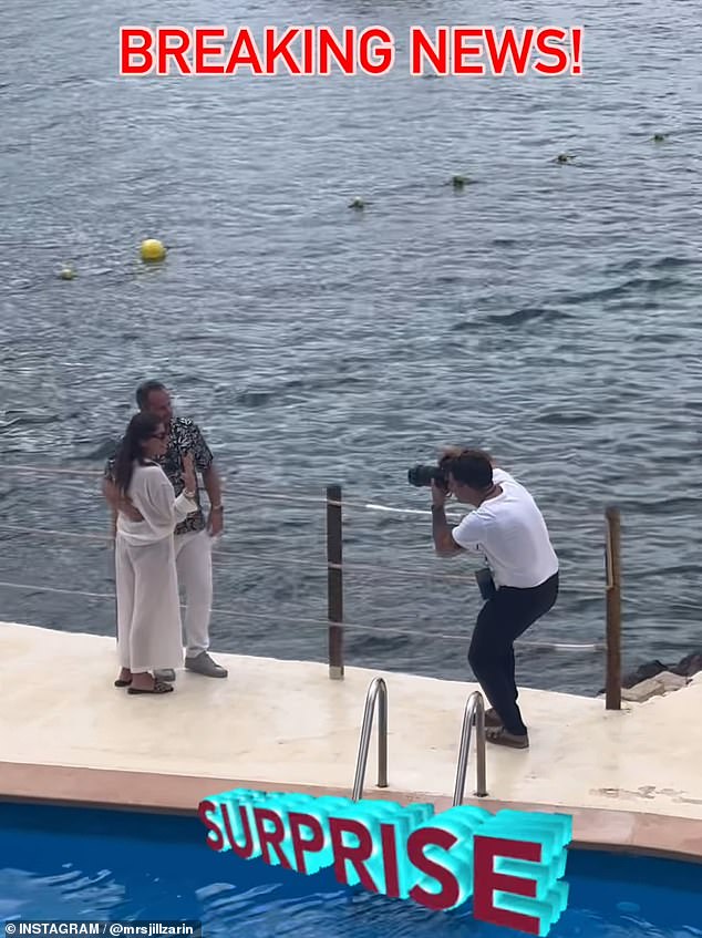 The former RHONY star took to her Instagram page to share a clip moments after Jordan popped the question