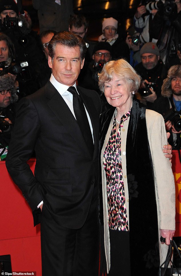 Special bond: Brosnan has previously revealed that he only formed a close bond with his mother in his adult years