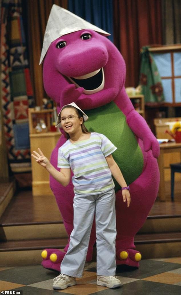 Demi, 31, landed her breakout role on Barney & Friends (pictured) at age eight and became a Disney Channel personality shortly after