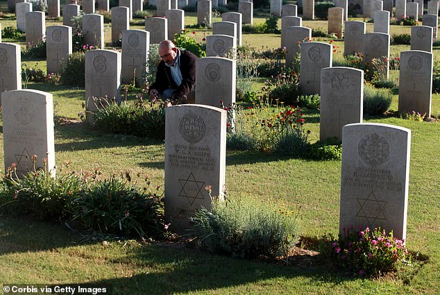 More than 3,000 Commonwealth veterans from World Wars I and II have been buried in Gaza following the conflict with the Ottomans (pictured)