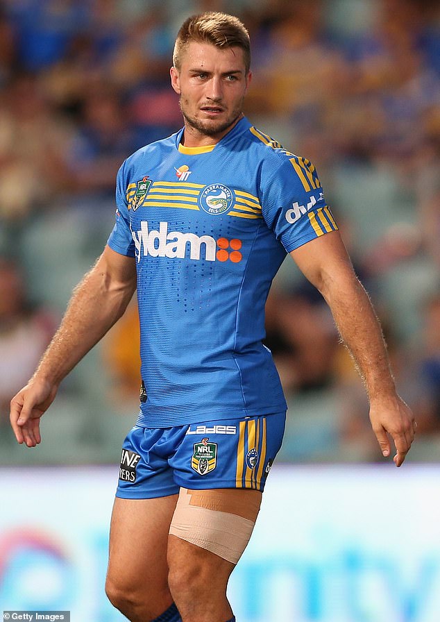 The Kiwi international won an NRL championship with the Sea Eagles in 2011, before enduring personal tragedies while playing for the Eels (pictured)