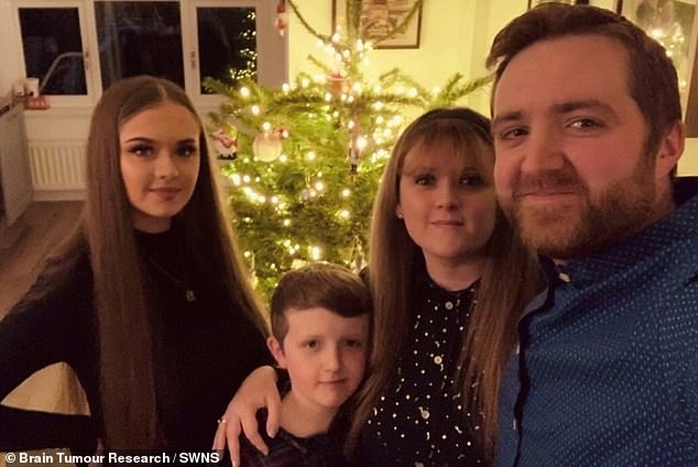 Rachael and her family are now raising money on GoFundMe to pay for potentially life-extending treatment. Rachael is pictured here with her family