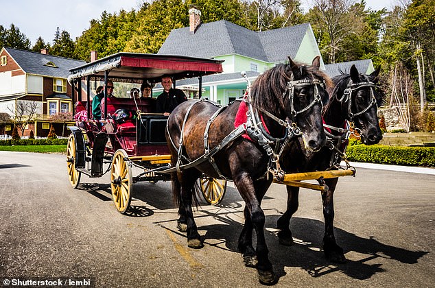 Cars have been banned from the island for over 125 years, so there's a 