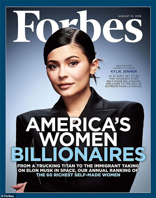 Kylie Jenner did it in 2018 to make $1 billion with Kylie Cosmetics, though there was a backlash over the fact that she wasn't quite a billionaire yet, which the publication claimed when they went to print. They later claimed they had been scammed, but shortly after Kylie crossed the B mark