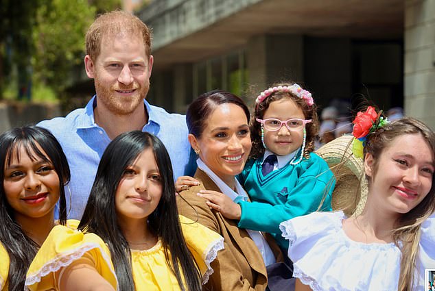 Harry and Meghan didn't seem concerned about the extra security measures during their visit