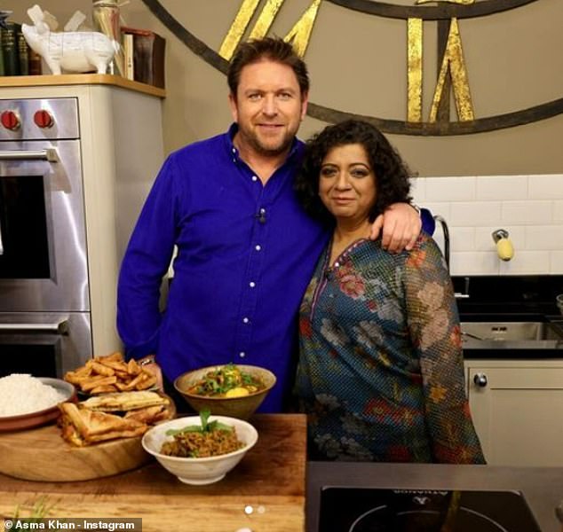 Things got a little awkward last week during the return episode after he had to give his guest Asma Khan a warning amidst the culinary chaos (pictured back in April)