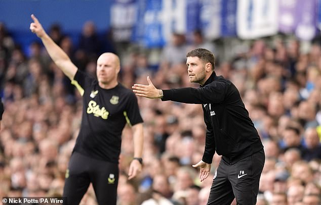 Brighton's new manager Fabian Hurzeler (right) has made an impressive start to life in the Premier League