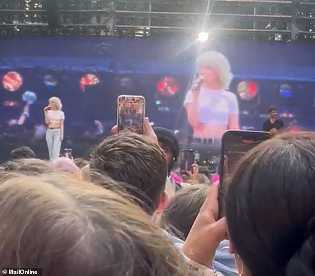 The rock band's opening performance of Only Exception was quickly halted when a fan in the audience suddenly became unwell