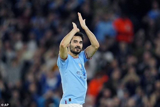 Gundogan played seven seasons at Manchester City and won no fewer than 14 trophies