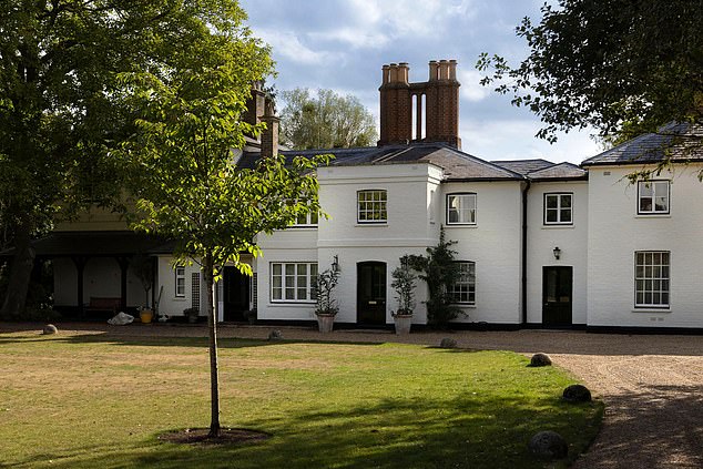 It was previously reported that Andrew had turned down the chance to move to nearby Frogmore Cottage (pictured)