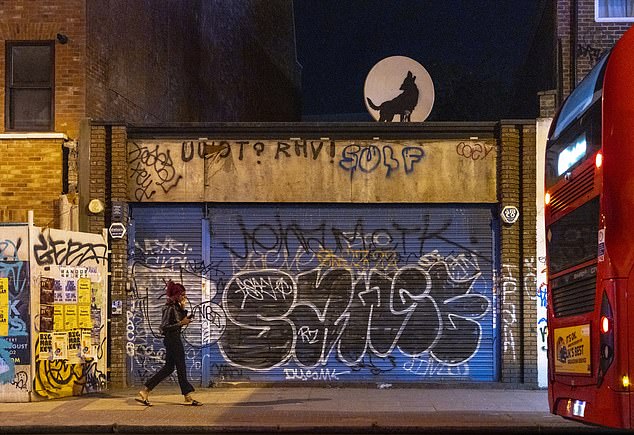 Last week, a silhouetted artwork of a howling wolf appeared on a rooftop in Peckham, south London – the fourth piece in the series of animal-themed murals