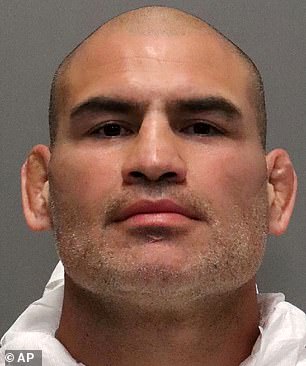 The photo of two-time UFC champion Cain Velasquez after his arrest in February