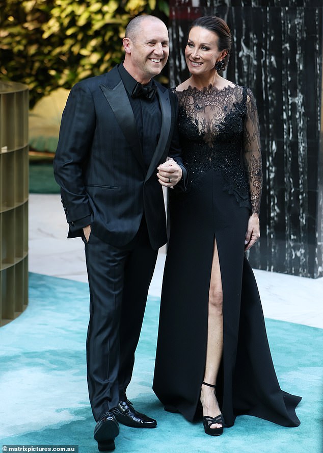 Sylvie, who has been married to the breakfast show presenter for almost 30 years, surprised attendees in an elegant floor-length ball gown