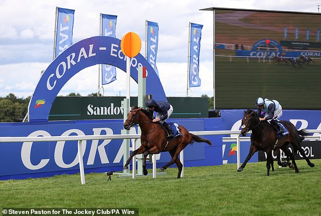 City Of Troy wins the Eclipse Stakes at Sandown under jockey Ryan Moore