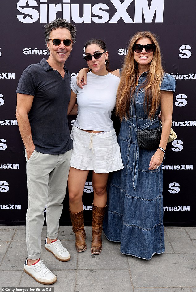 Deadpool & Wolverine director Shawn Levy pictured with his wife Serena and daughter Tess