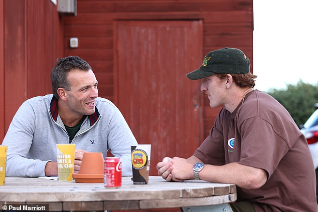 Hendy sat down with Mail Sport's Alex Bywater (left) to discuss his adventures in the cricket world