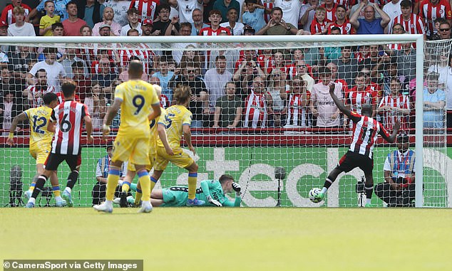 But Wissa restored Brentford's lead by scoring the winning goal from close range in the 76th minute