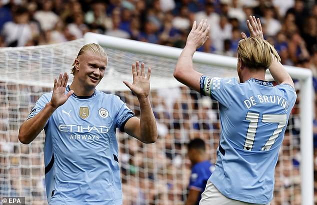 Haaland was delighted after making a goal-packed start to his Premier League season