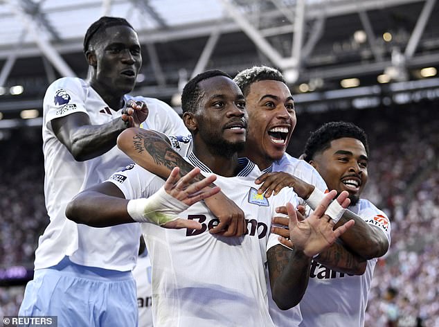 West Ham target Jhon Duran scored the winning goal for Aston Villa