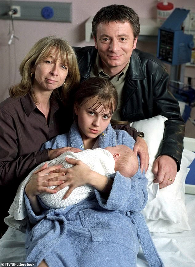 After the news first broke on Friday, a source has revealed he secretly left weeks ago, leaving the cast and crew shocked and bosses banned from discussing the matter (pictured with co-star Helen Worth and Tina O'Brien)