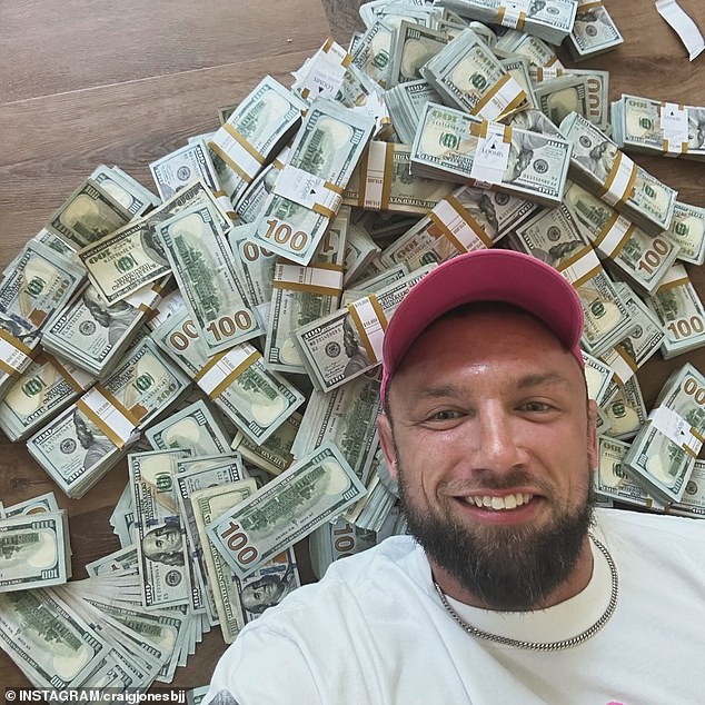 Jones shocked UFC commentator Joe Rogan when he deposited $1 million on his desk in May while announcing the Invitational