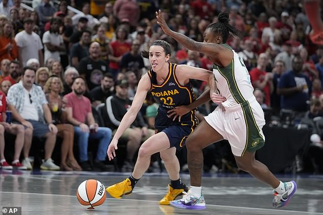 Clark broke the record previously held by Ticha Penicheiro with her 225th assist of the season