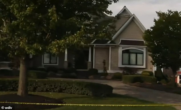 Pictured is the house in Franklin Township, Michigan, where Dee disappeared in April 2021, three miles from where the body was found