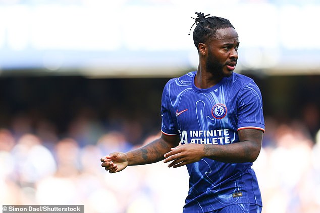 Sterling was left out of Chelsea's squad for their Premier League opener against Man City