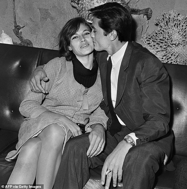 After the failure of his marriage to Romy, Alain married actor and director Nathalie Delon in 1964