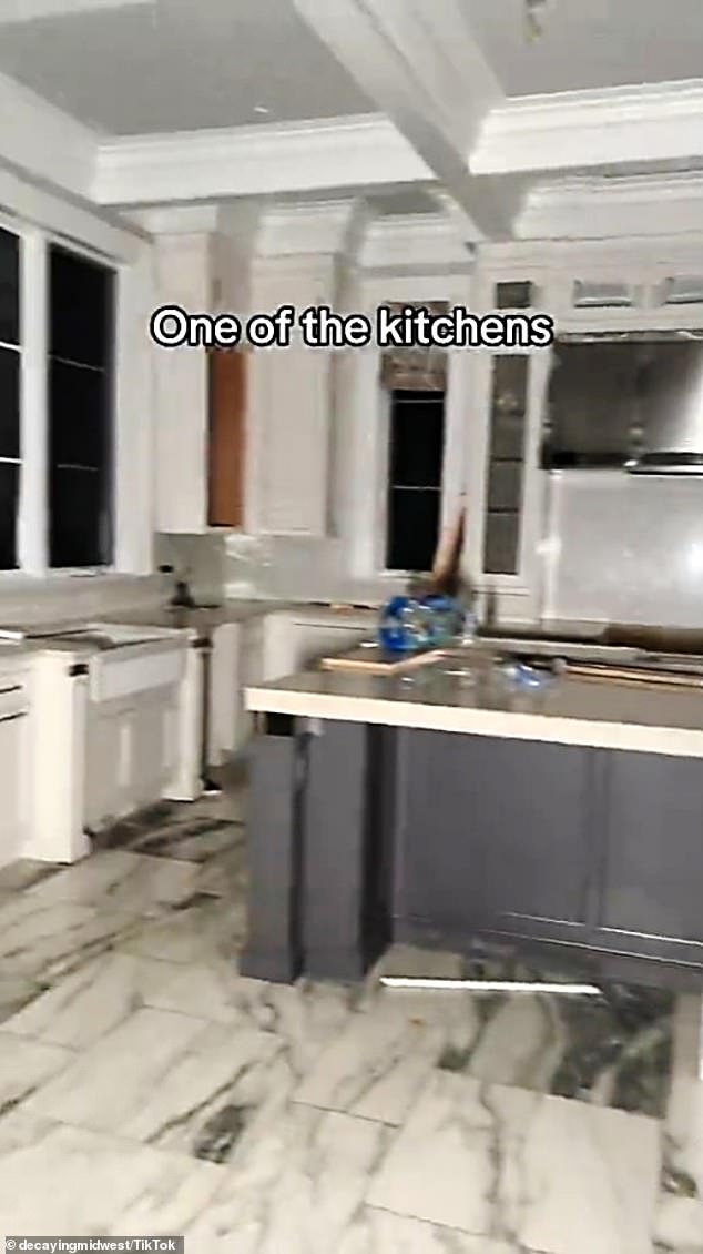 One of Jordan's kitchens appears to be in complete disarray in the Highland Park home