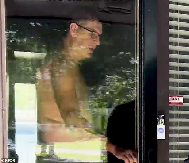 After his arrest in Austin, Lovell answered the door without his shirt on when he was approached by a local news reporter