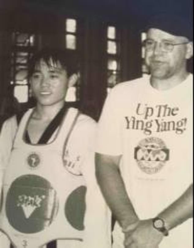 Tim Walz in an undated photo from the Mankato West High School Alumni for Walz Facebook Group. Walz is seen here on a school trip