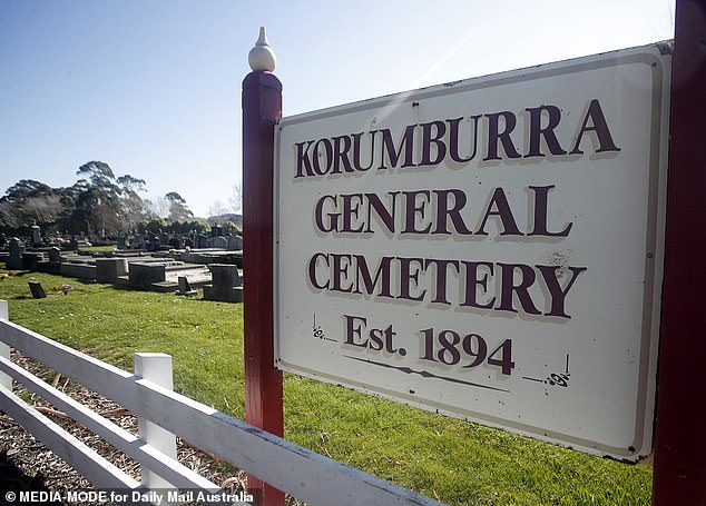 Korumburra General Cemetery is nestled among rolling green hills