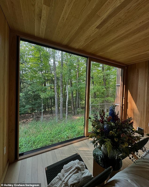 From their bedroom they also had large windows with lots of natural light and the same picturesque view