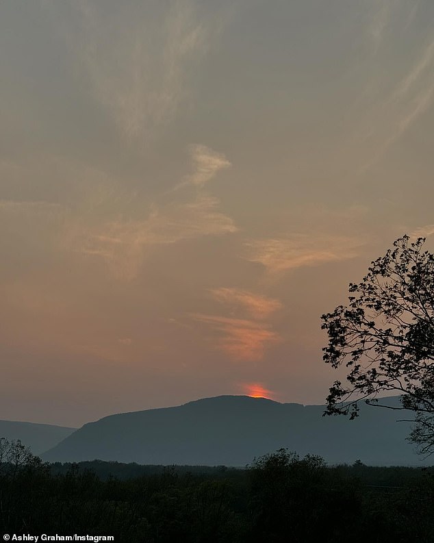 Graham closed with a beautiful sunset photo of the mountains in the distance