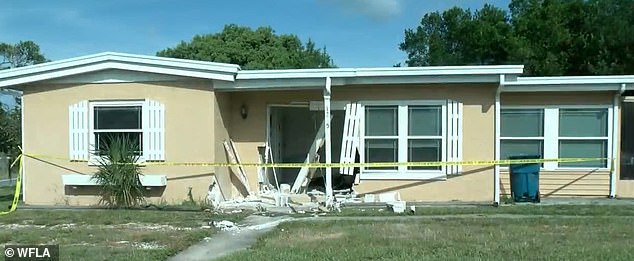 Due to the damage, the structural integrity of the home will need to be assessed before the family can return, with the house cordoned off after the car was removed.