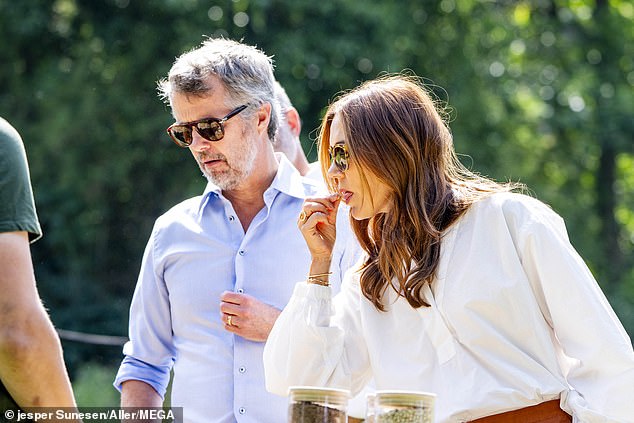 This is the first time Frederik and Mary have taken part in a summer tour as reigning monarchs, following the King's accession to the throne in January