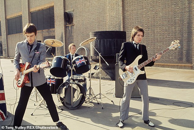 The Jam were disbanded in 1982 by frontman Paul Weller after just five years together (pictured in 1979)