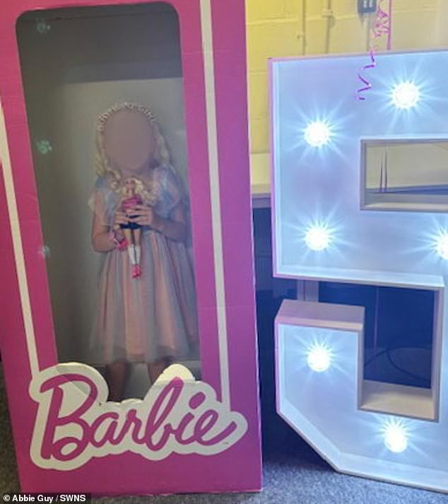 It was Ava's fifth birthday on August 13, but Callum was at work, so the couple told Ava her birthday was the Sunday before and they threw her a Barbie-themed party