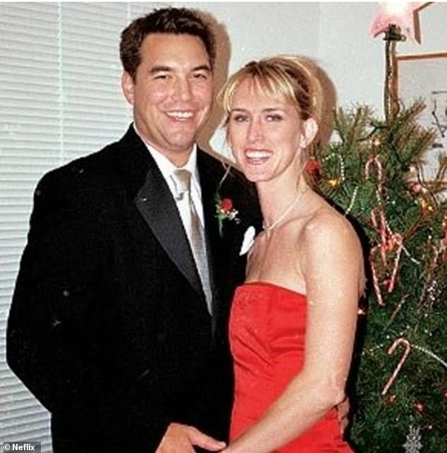 Scott Peterson and Amber Frey, pictured together at a party on December 14, 2002