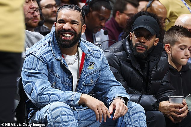 Chart-topping rapper Drake, 37, is itching for a shot at love with Jennifer, a source told In Touch last month; photographed in November in Toronto