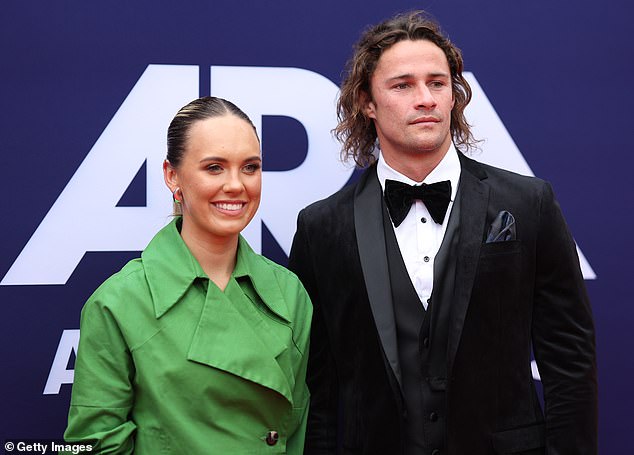 Both set the rumour mill spinning when they attended the ARIA Awards in Sydney together last year (pictured)